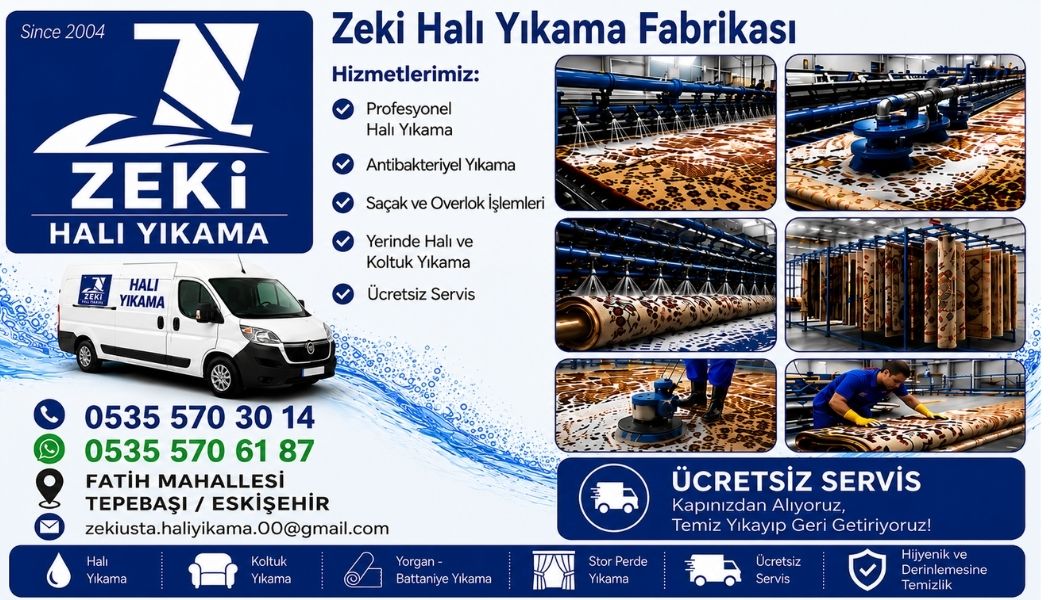 Tepebaşı Fatih Mahallesi Halı Yıkama Hizmeti